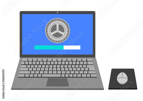 ノートパソコンのデータをアップデート