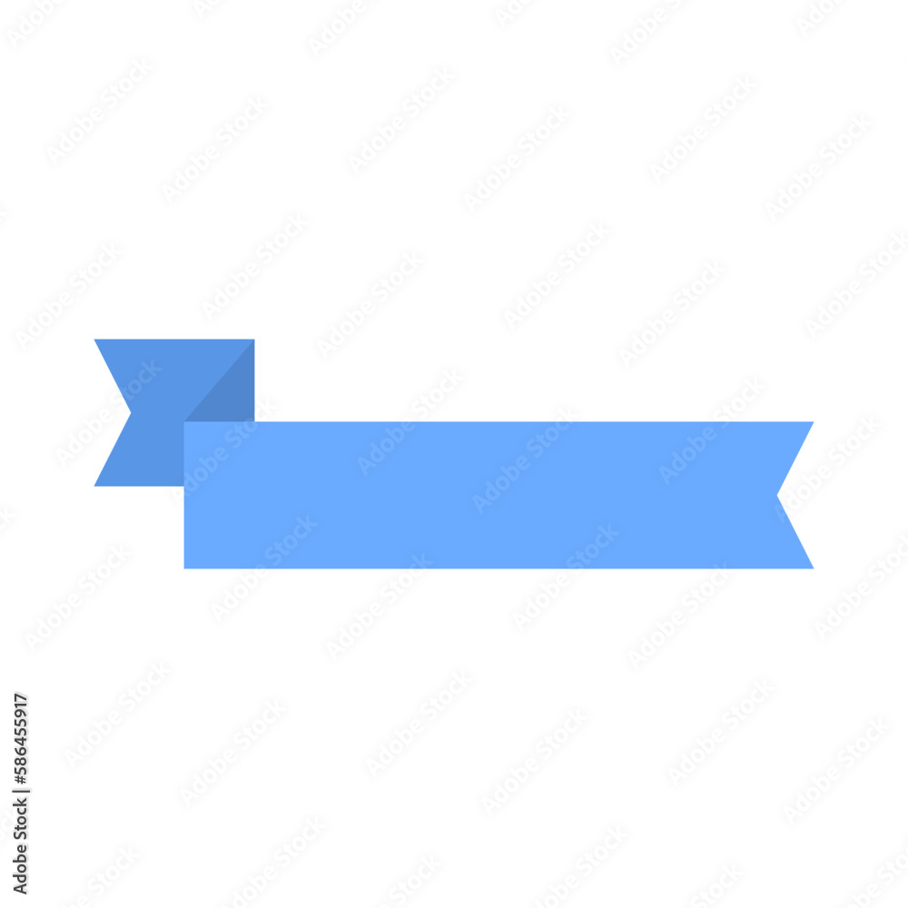 Flat Ribbon Illustration Flat Ribbon Illustration
