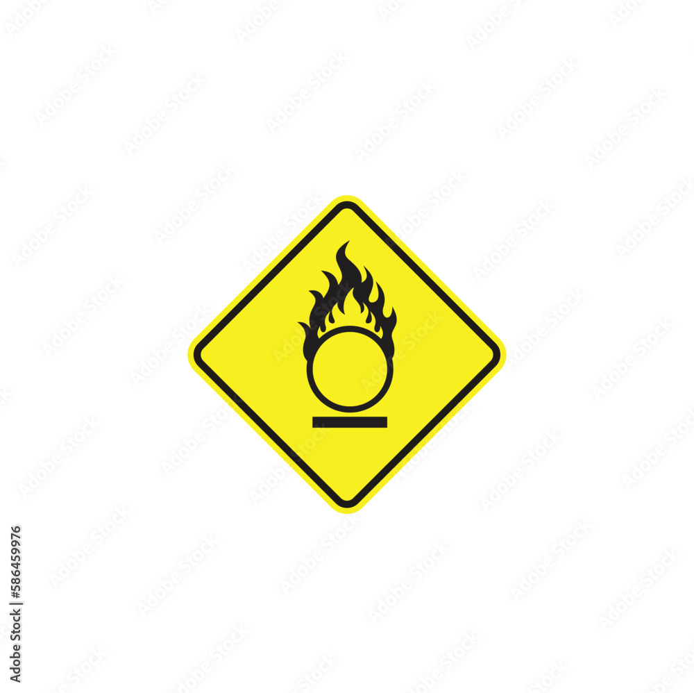 illustration of oxidising symbol, vector art. illustration of oxidising symbol, vector art.