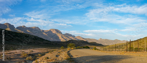 Photography The beautiful Swartberg range of mountains near Klaarstroom
