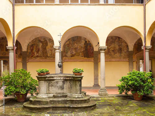 Italia, Toscana, Pistoia, La chiesa di San Francesco e il convento di San Francesco a Giaccherino sono un complesso architettonico pistoiese. photo