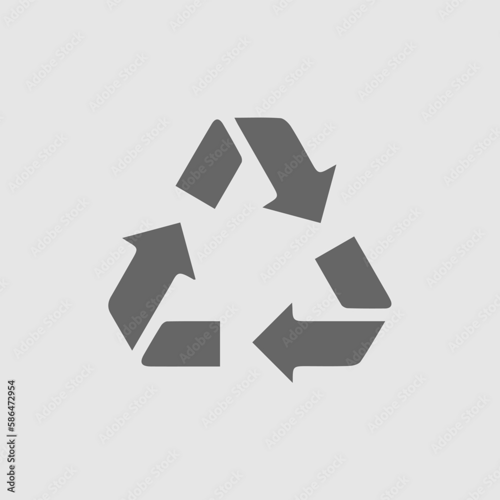 Recycle vector icon. Eco sign vector illustration eps 10.