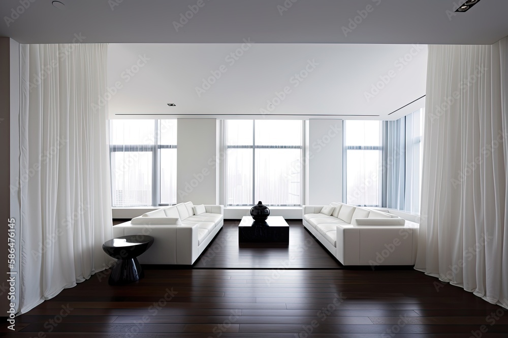 Fototapeta premium Modern living room interior