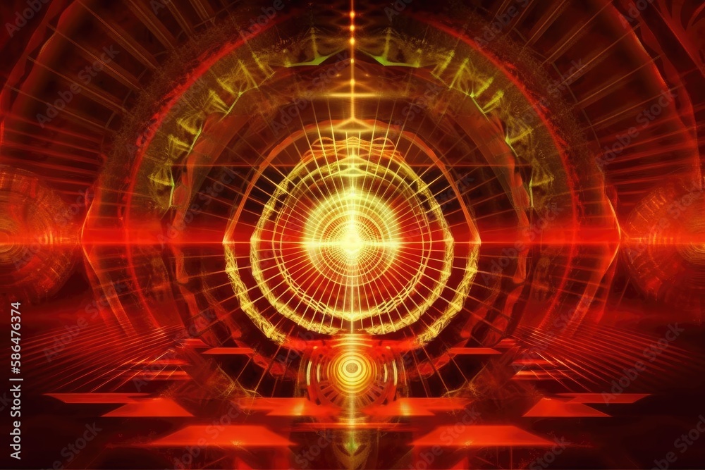 Fractal burst background Fractal burst background