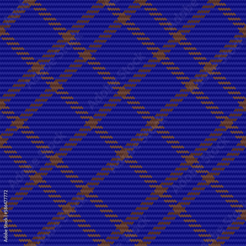 Fabric plaid textile. Vector background texture. Seamless pattern tartan check.