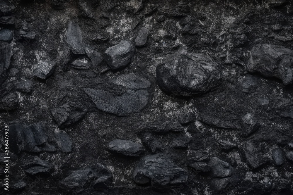 coal on black coal on black