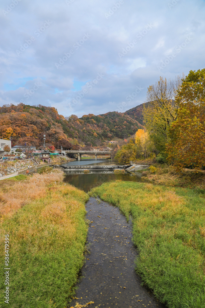 A cloudy stream in Jeonju