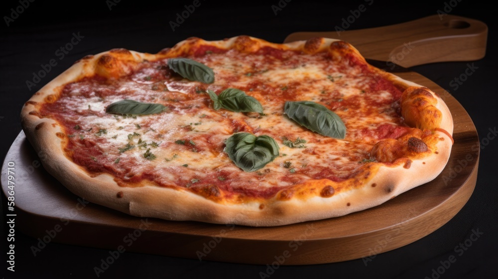Assorted types of italian pizzas