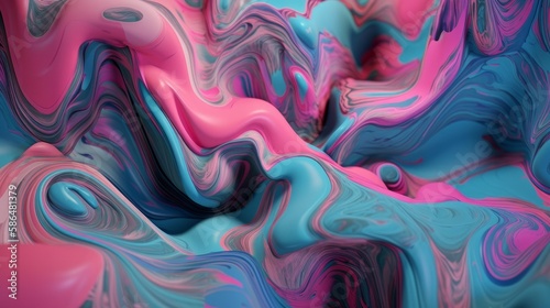 Abstract background with silk. Generative Ai