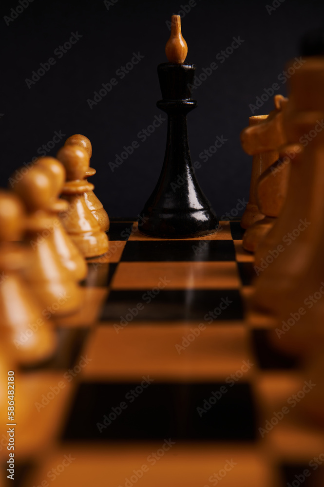 Premium Photo  Chess board game concept of business ideas and competition  and stratagy plan success meaning