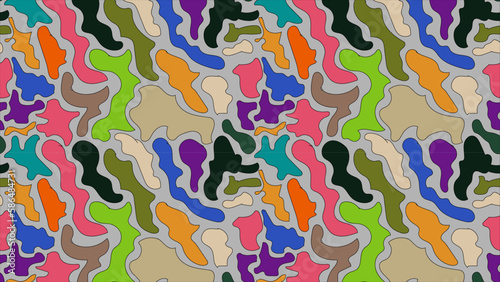 abstract seamless stripe pattern. Seamless wavy pattern. colorful seamlesss pattern