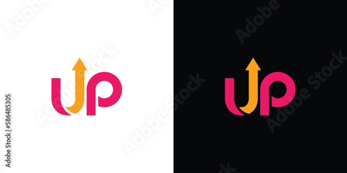 Unique and modern Up logo design 5