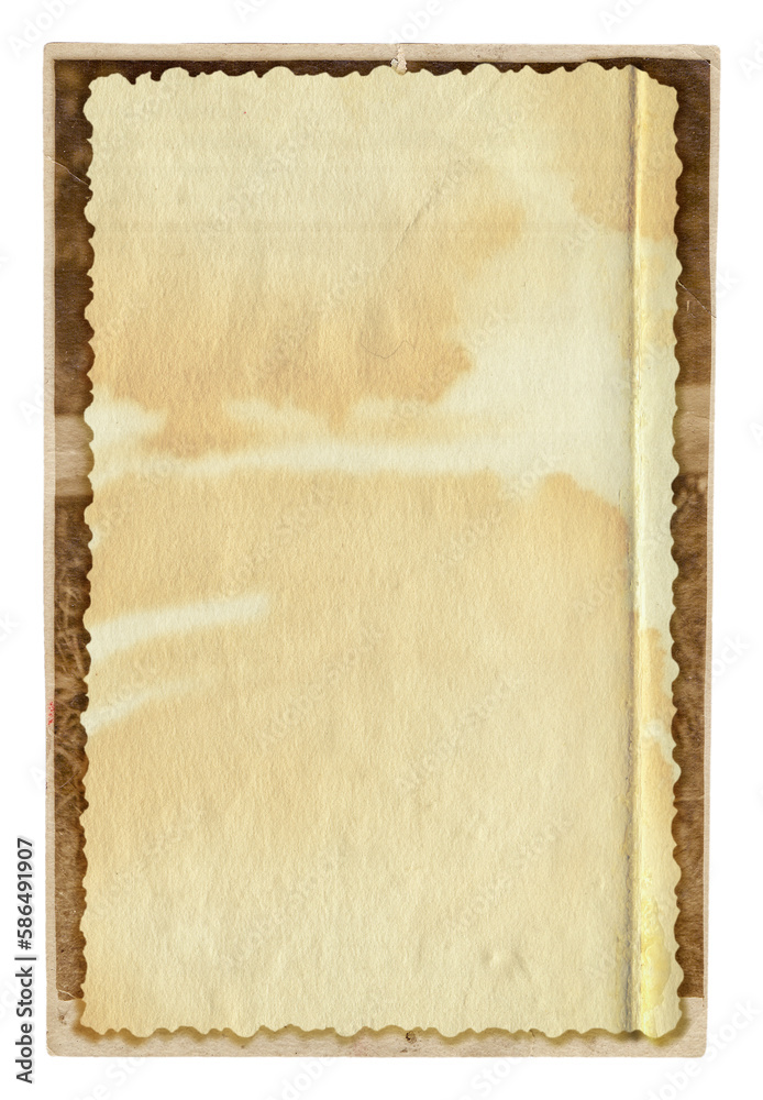 Fototapeta premium Vintage background of old paper texture with spots on the retro photo