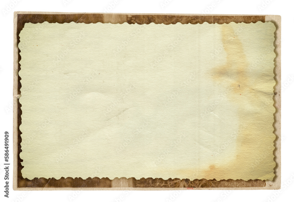 Vintage background of old paper texture with spots on the retro photo