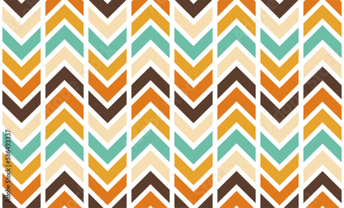 abstract geometric background, Vintage color arrow seamless geometric repeat pattern, replete image, design for fabric printing
