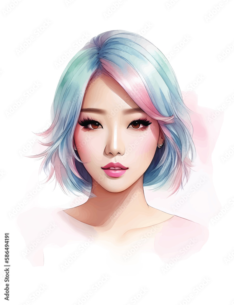 Asian beauty star girl