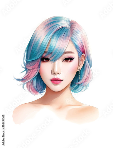 Asian beauty star girl