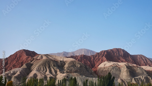 Canvas Print Mountains in mr tucker Scenic Area, Xinjiang