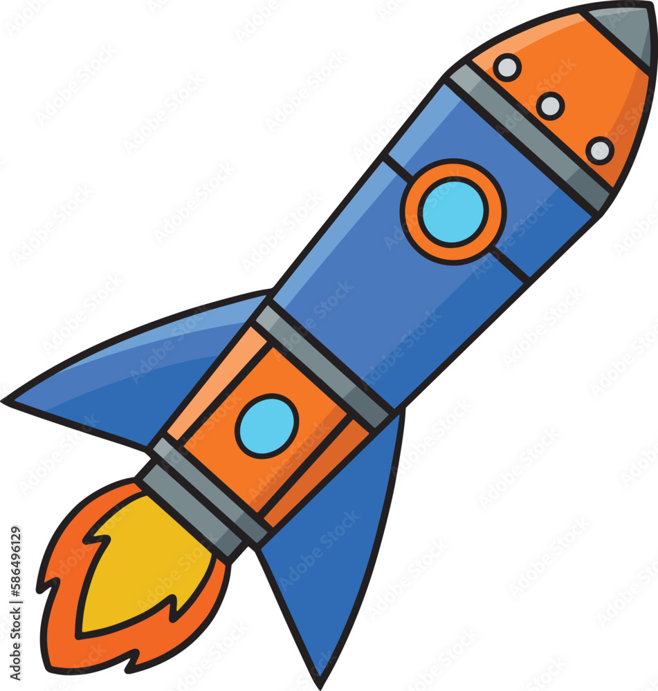 Rocket Ship Cartoon Colored Clipart Illustration Rocket Ship Cartoon Colored Clipart Illustration