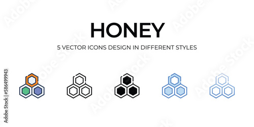 Honey icon. Suitable for Web Page, Mobile App, UI, UX and GUI design.