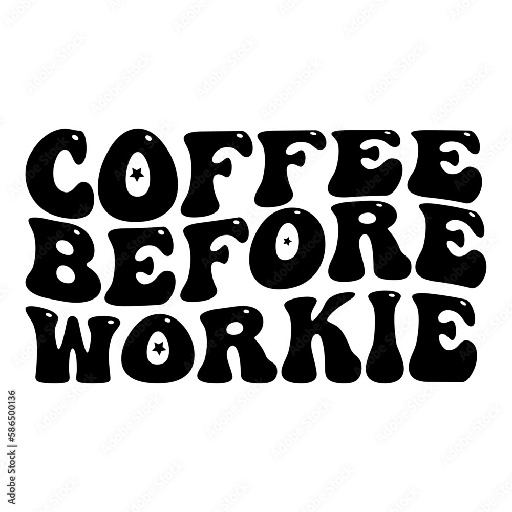 Retro Coffee T-shirt Design, Vector Retro Coffee T-shirt Design, Vector