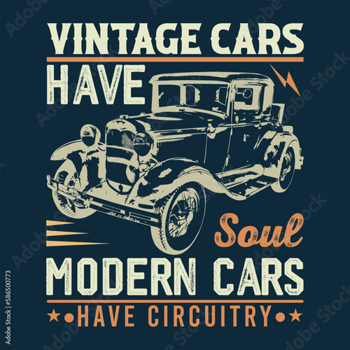 T-shirt vector graphics. vintage race car for printing. vector old school race poster. retro race car set. T-shirt printing designs.