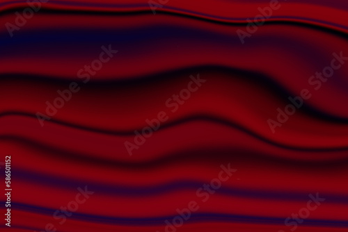 Radish colored abstract holographic texture design for pattern, neon background, Wallpaper. Smooth glowing, gradient horizontal background for mobile and web app, printing, book cover, wrapping paper.