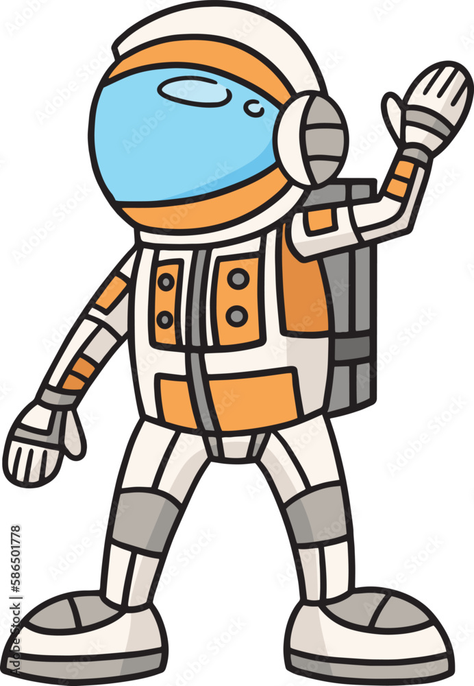 Astronaut Cartoon Colored Clipart Illustration Astronaut Cartoon Colored Clipart Illustration