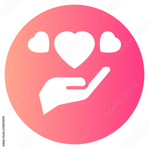 heart gradient icon