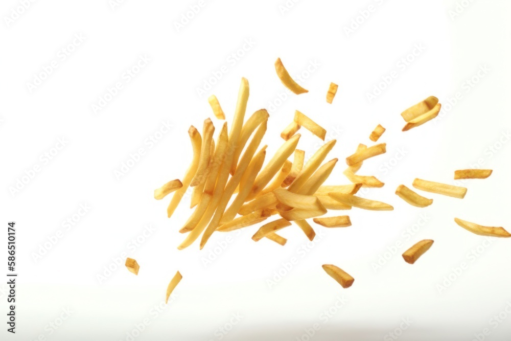 Obraz premium french fries explosion