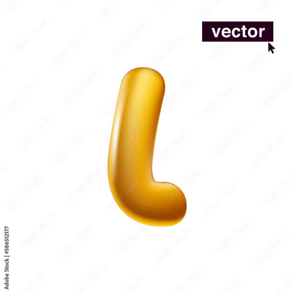 Letter I logo. Metallic golden ballon icon. Realistic 3D luxury design in fun style with glossy shine effects. Letter I logo. Metallic golden ballon icon. Realistic 3D luxury design in fun style with glossy shine effects.