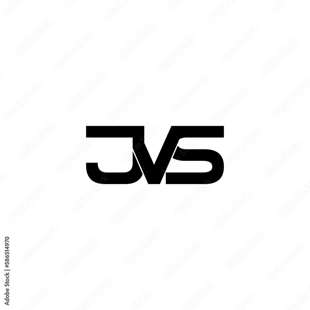 jvs initial letter monogram logo design jvs initial letter monogram logo design