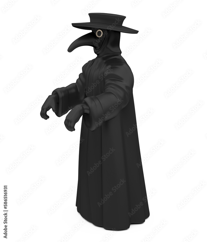 Plague Doctor Isolated
