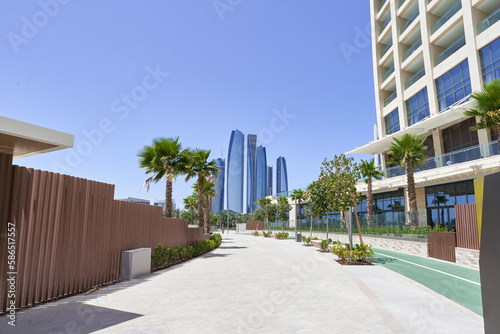 Etihad Towers corniche walk photo