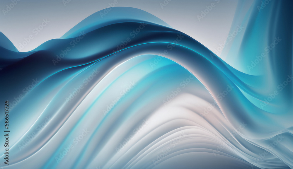 Obraz premium Abstract Background. Abstract Light Background. Abstract 3D Background. Abstract Fluid Wave 3D Background. Gradient design element for backgrounds, banners, wallpapers, posters and covers.