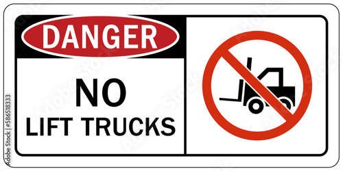Free Download Forklift safety sign and labels no lift truck - GFXLoad