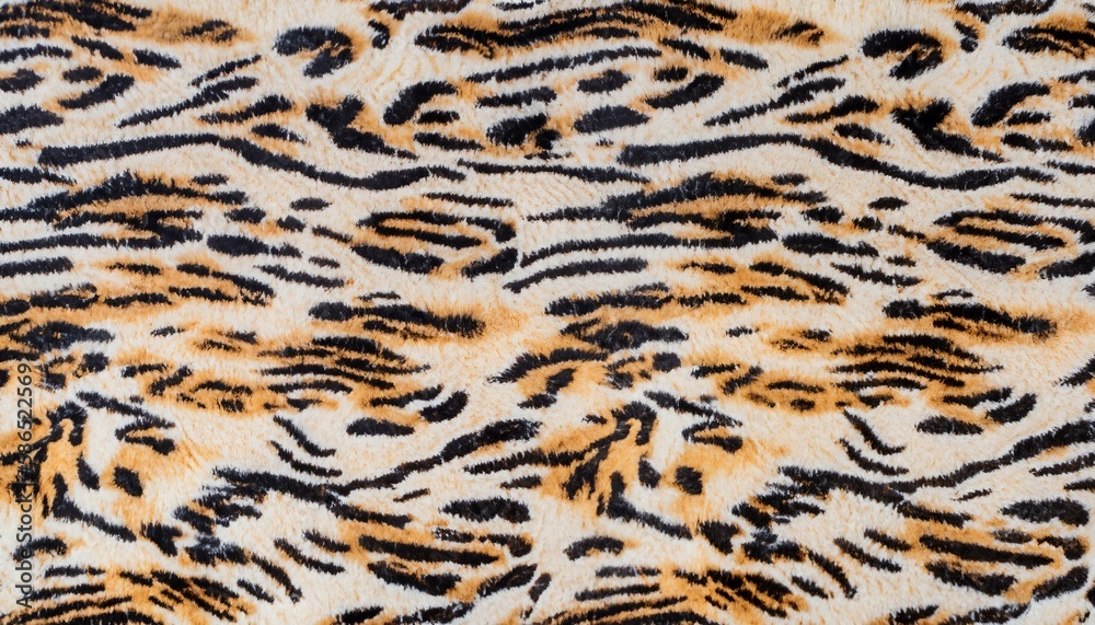 Fototapeta premium Tiger Print Fabric Texture