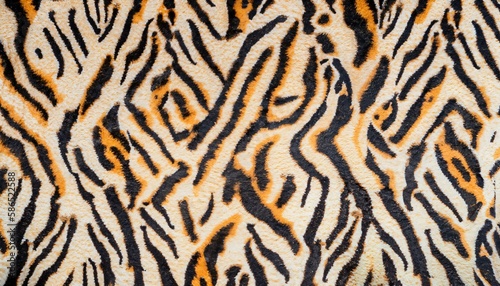 Tiger Print Fabric Texture