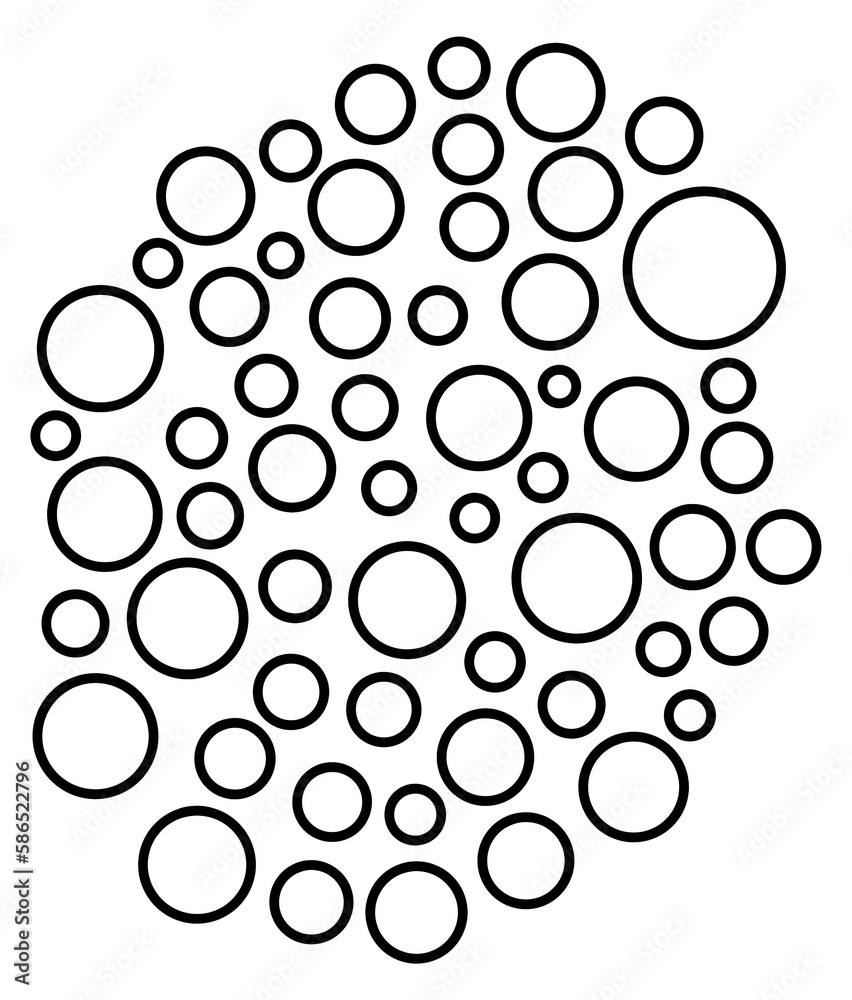 Rings Design Element Abstract Isolated