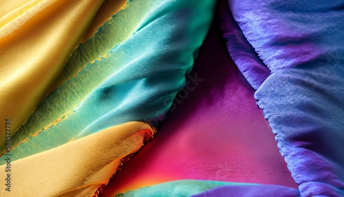 Rainbow fabric - Texture - Colorful 
