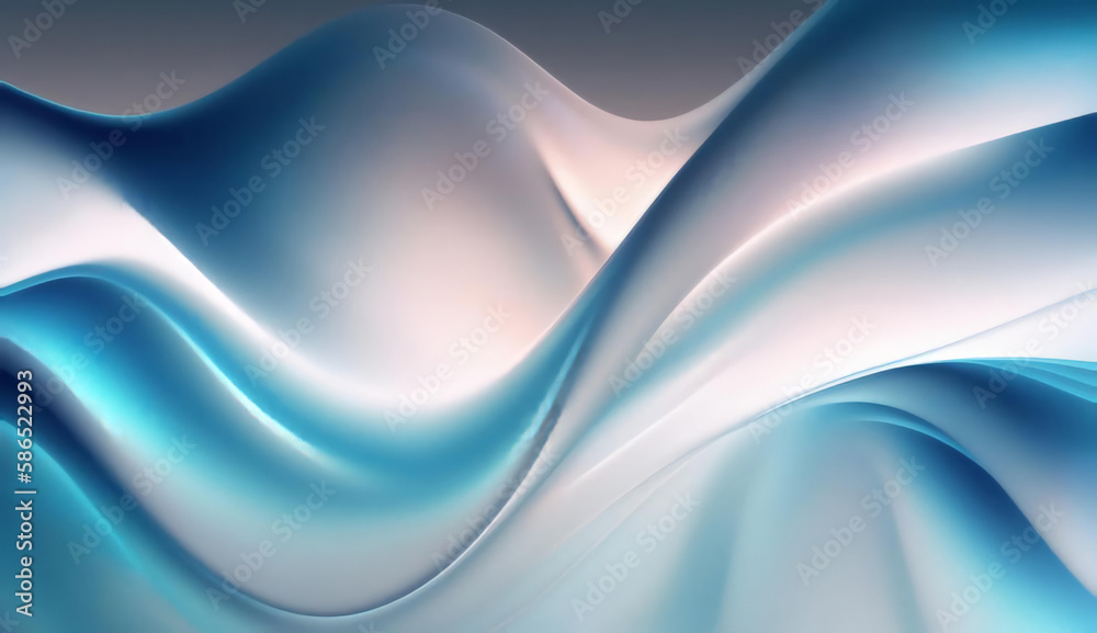 Abstract Background. Abstract Light Background. Abstract 3D Background. Abstract Fluid Wave 3D Background. Gradient design element for backgrounds, banners, wallpapers, posters and covers.