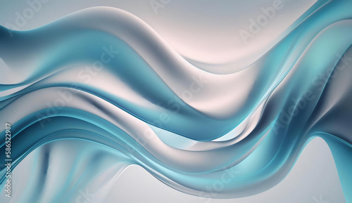 Abstract Background. Abstract Light Background. Abstract 3D Background. Abstract Fluid Wave 3D Background. Gradient design element for backgrounds, banners, wallpapers, posters and covers.