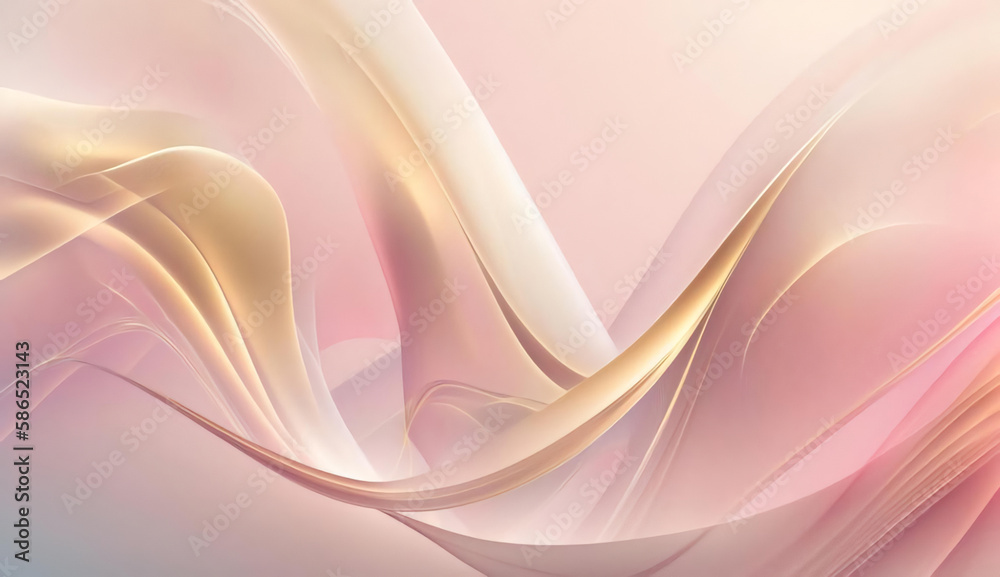 Fototapeta premium Abstract Background. Abstract Light Background. Abstract 3D Background. Abstract Fluid Wave 3D Background. Gradient design element for backgrounds, banners, wallpapers, posters and covers.