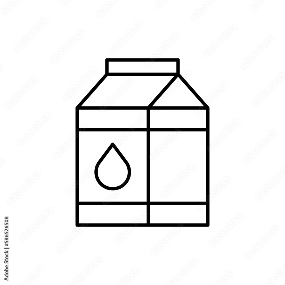 Milk icon vector. juice illustration signpak symbol or log. Milk icon vector. juice illustration signpak symbol or log.