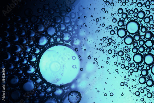 air bubbles in liquid, graphic abstract background