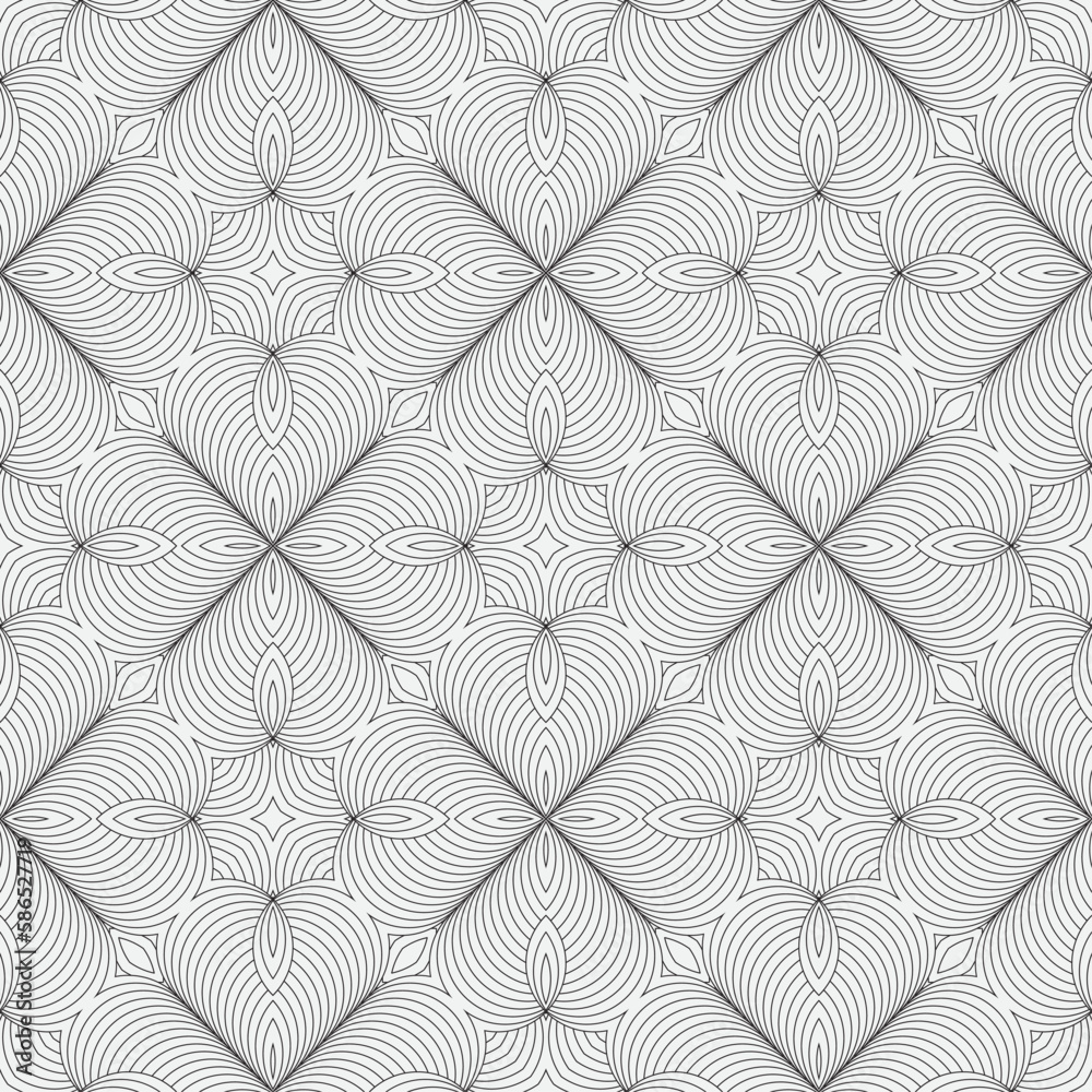 Vector seamless pattern. Modern stylish texture. Monochrome, linear abstract background. Vector seamless pattern. Modern stylish texture. Monochrome, linear abstract background.