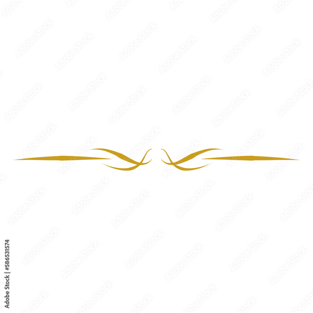 gold line divider
