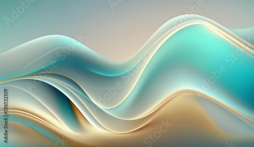Abstract Background. Abstract Light Background. Abstract 3D Background. Abstract Fluid Wave 3D Background. Gradient design element for backgrounds, banners, wallpapers, posters and covers.