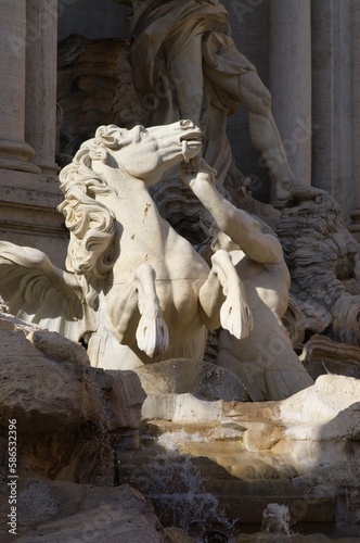 Wallpaper Mural fragment of Trevi fountain in Rome Torontodigital.ca