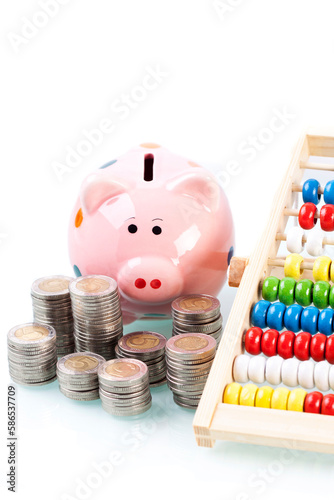 Concept of saving money